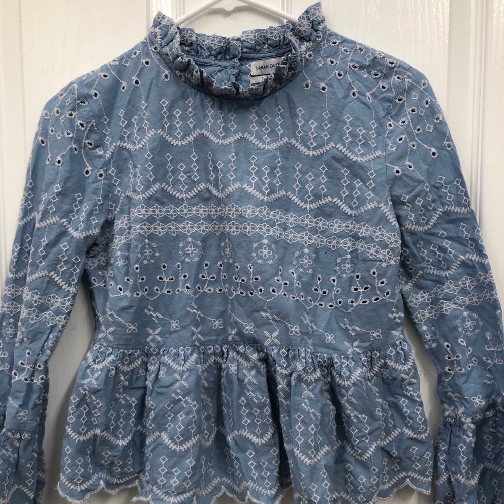 Urban Outfitters Embroidered Top